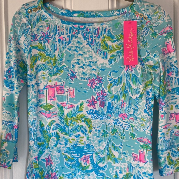 NWT Lilly Pulitzer UPF 50+ Sophie Dress in What A Lovely Place - Picture 2 of 5